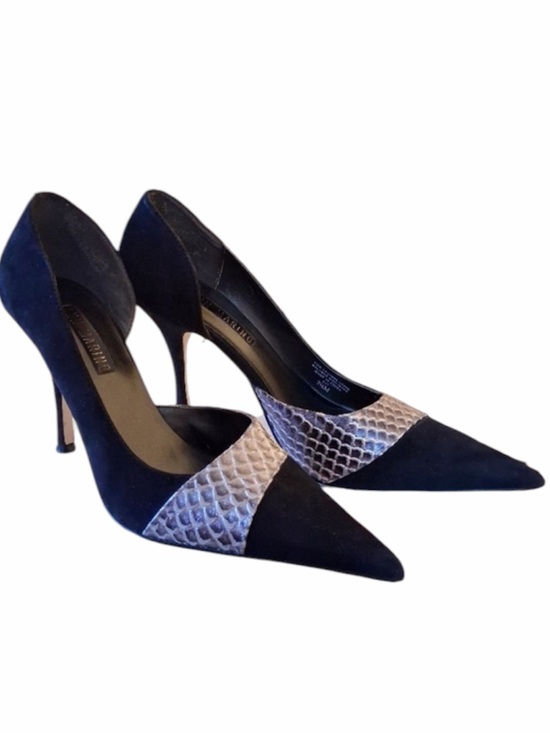 Ann Marino Shoes - Vintage Ann Marino Black Jupiter Cutout Stilettos Size 7.5